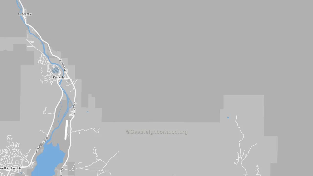 Transit Grade map of Johnsondale, CA