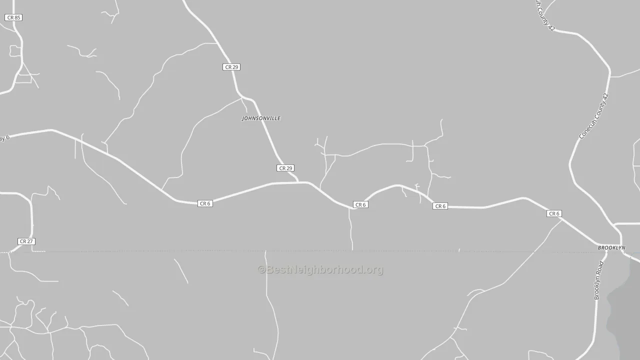 Transit Grade map of Johnsonville, AL