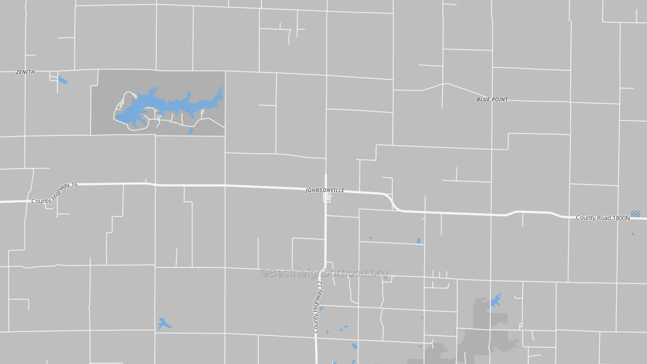 Transit Grade map of Johnsonville, IL