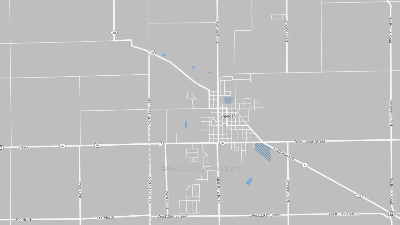 Transit Grade map of Jolietville, IN