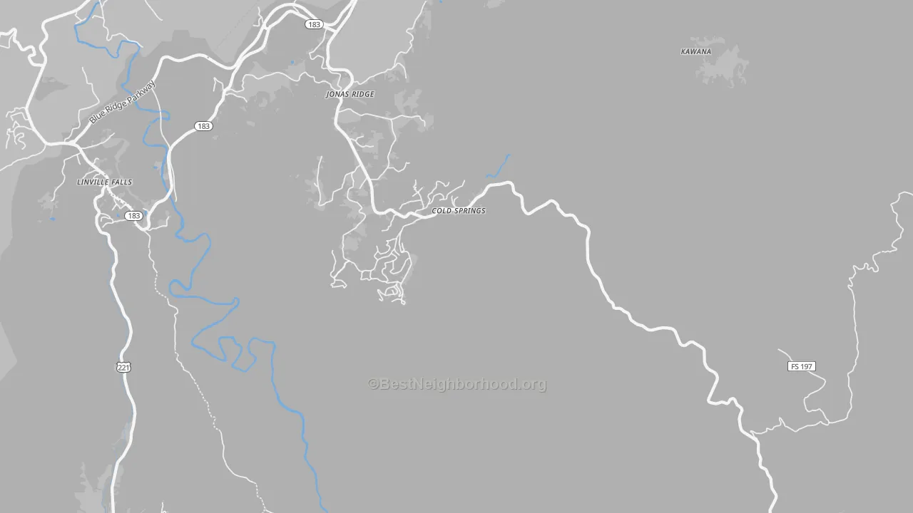 Transit Grade map of Jonas Ridge, NC