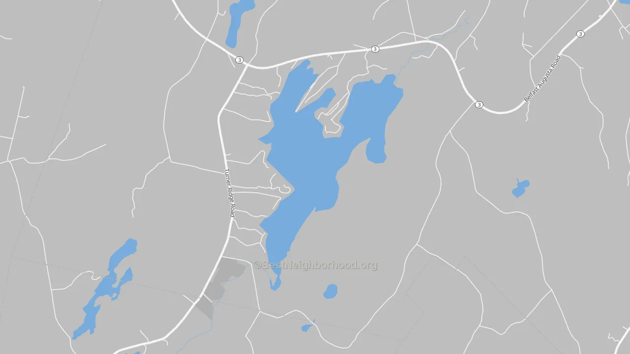 Transit Grade map of Jones Corner, ME