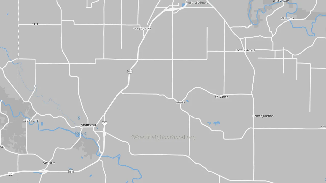 Transit Grade map of Jones County, IA
