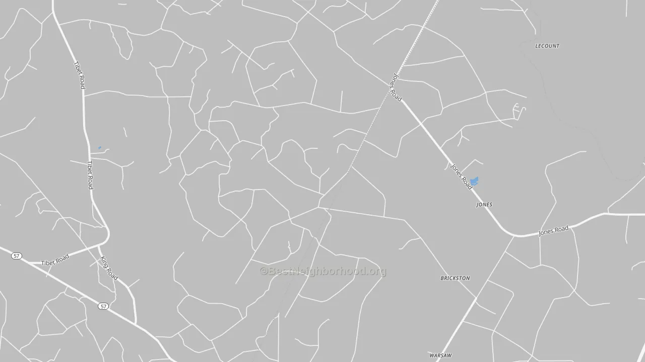 Transit Grade map of Jones, GA