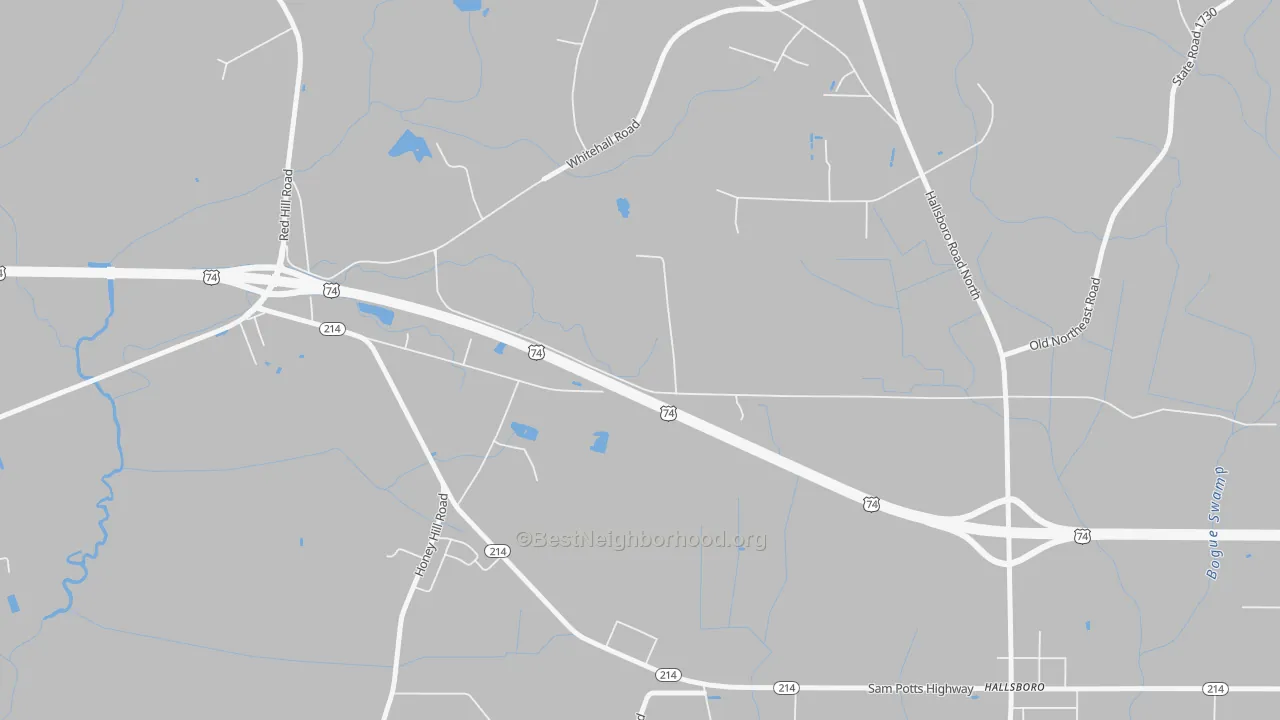 Transit Grade map of Jonesboro Crossing, NC