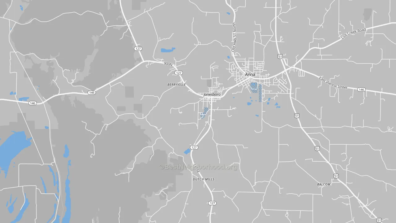 Transit Grade map of Jonesboro, IL