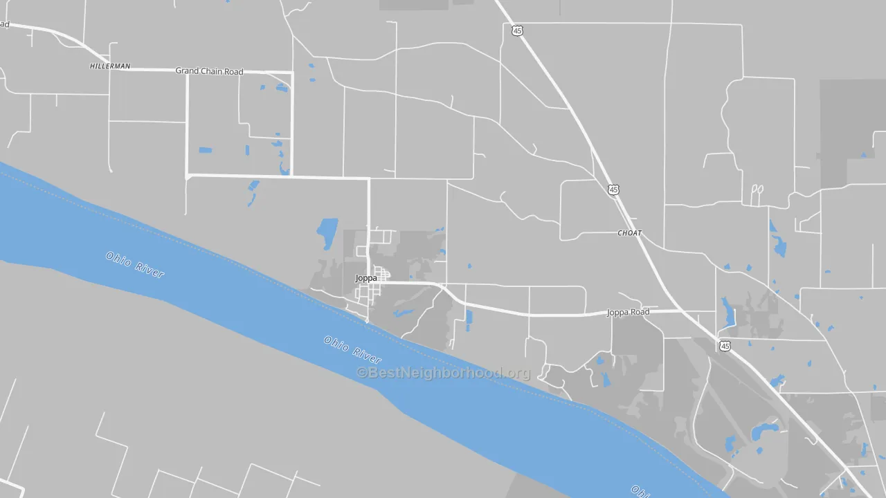 Transit Grade map of Joppa, IL