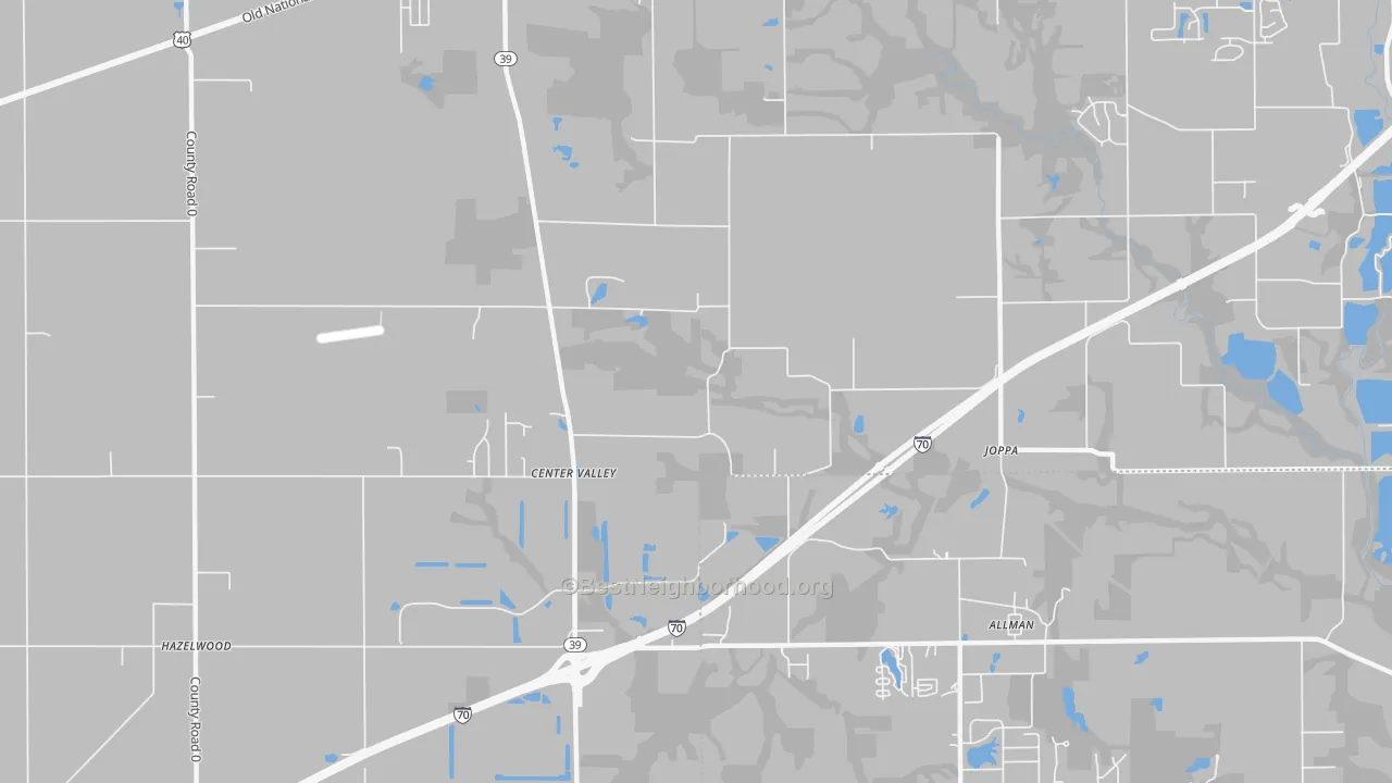 Transit Grade map of Joppa, IN