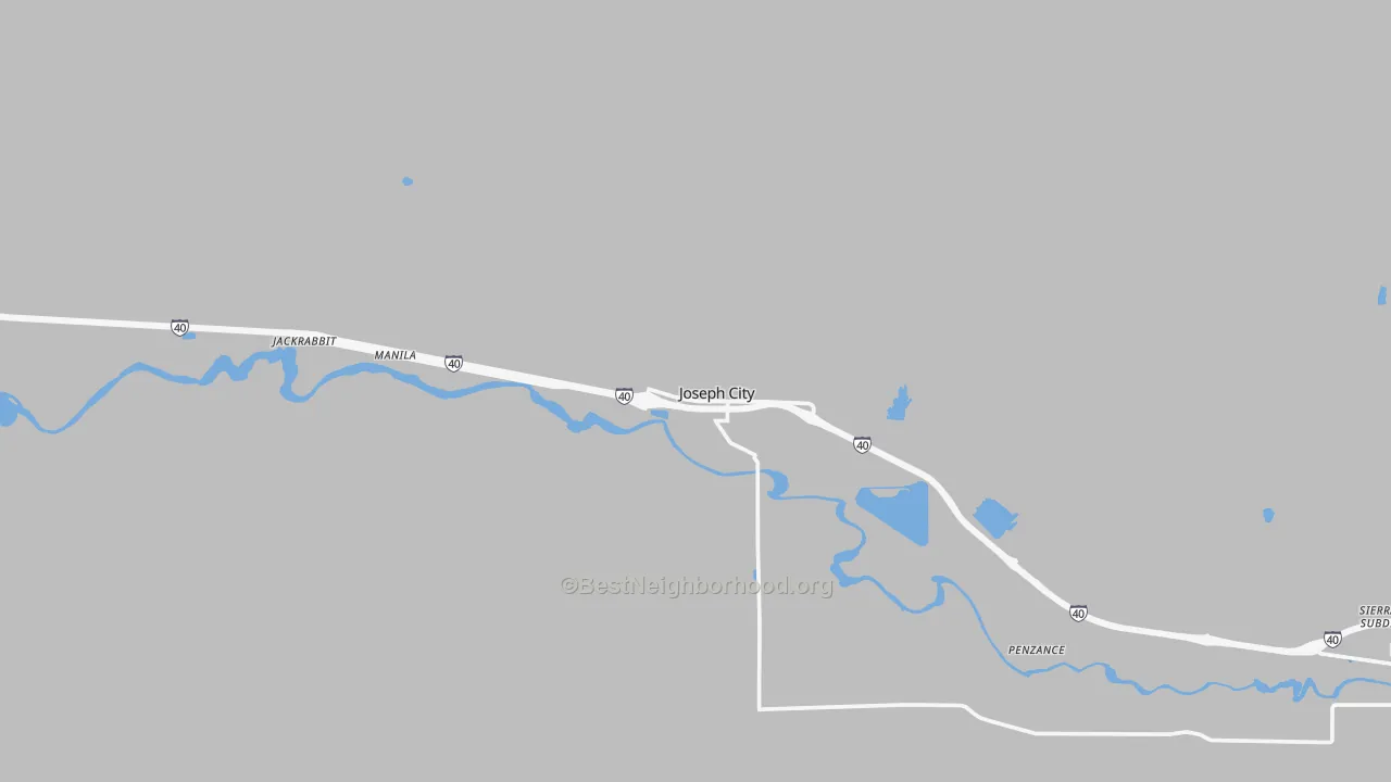 Transit Grade map of Joseph City, AZ
