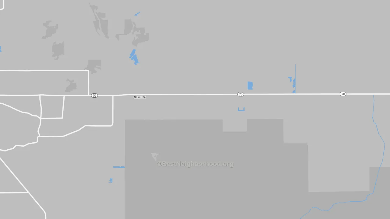 Transit Grade map of Joshua, FL