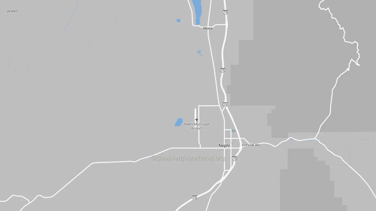 Transit Grade map of Juab County, UT