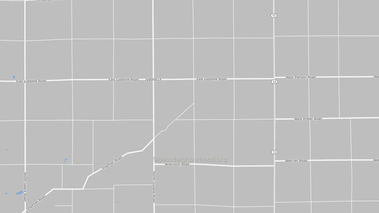 Transit Grade map of Juddville, MI