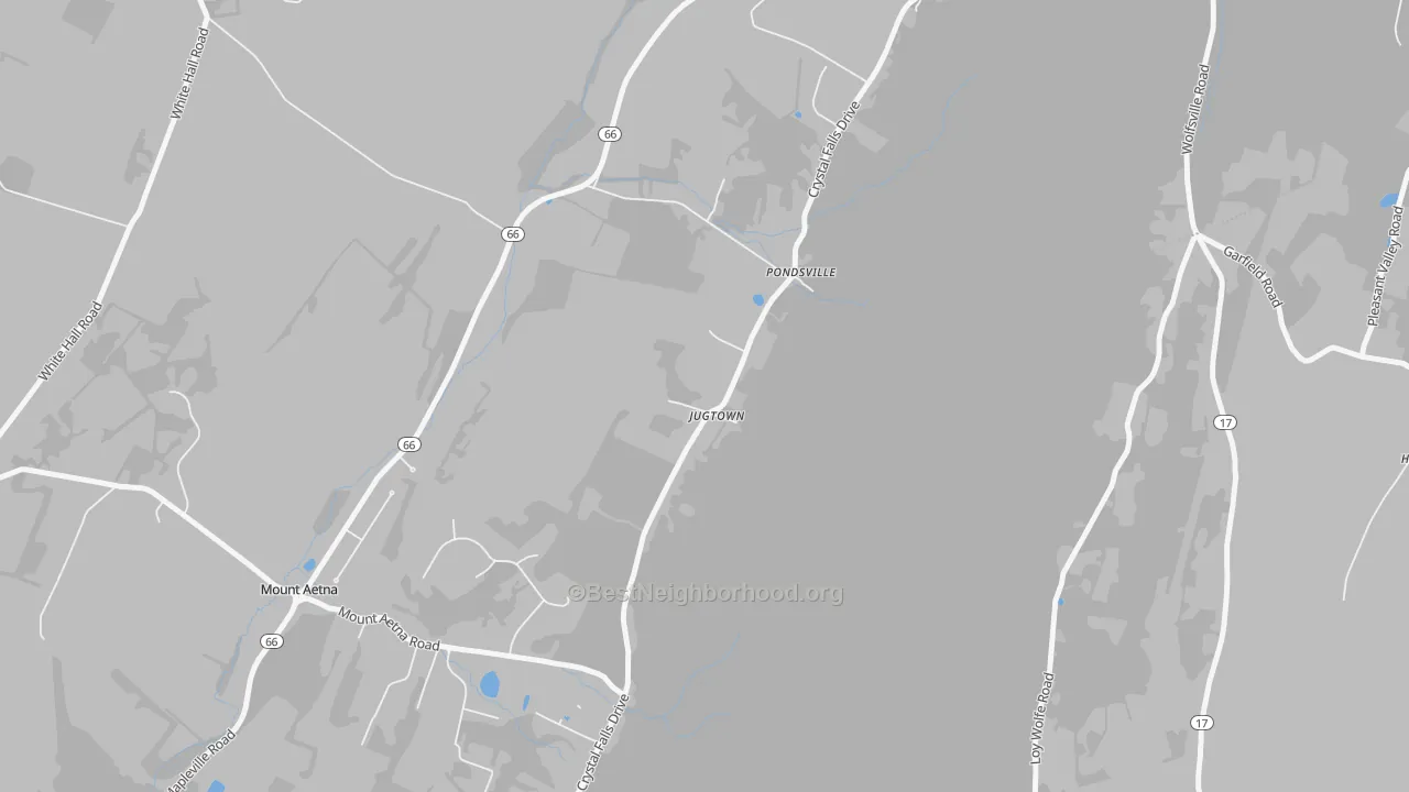 Transit Grade map of Jugtown, MD