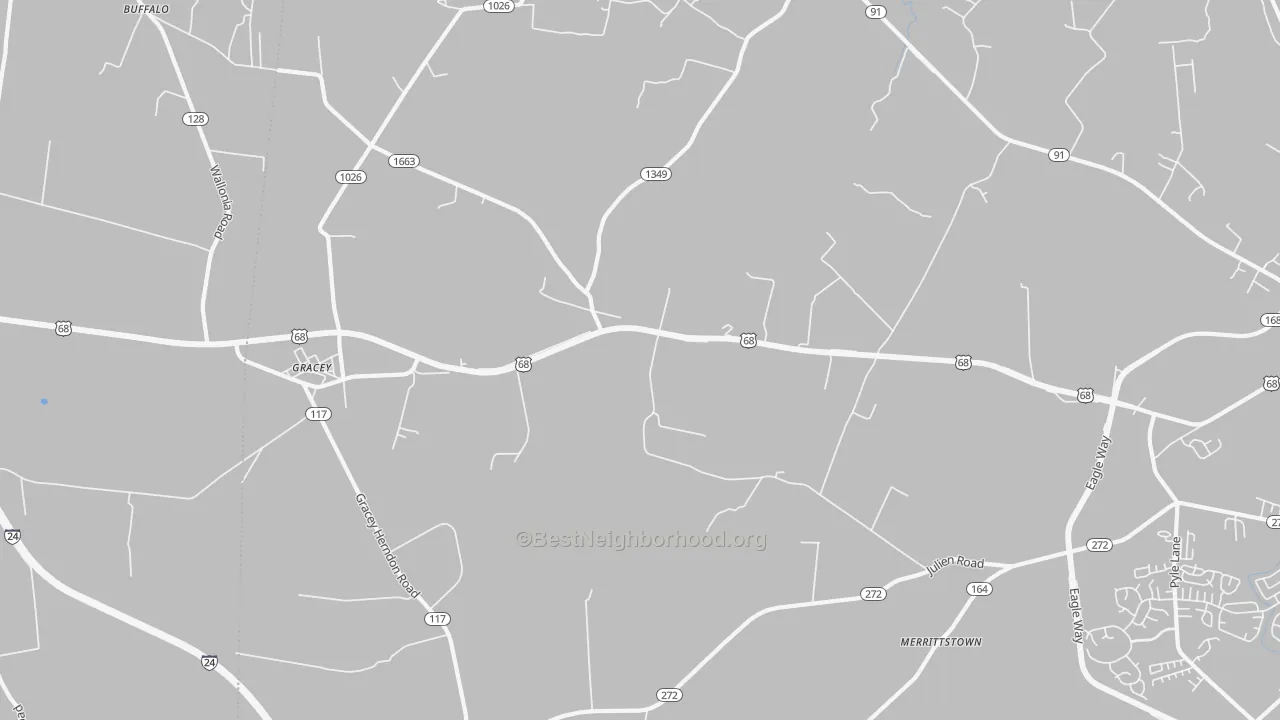 Transit Grade map of Julien, KY