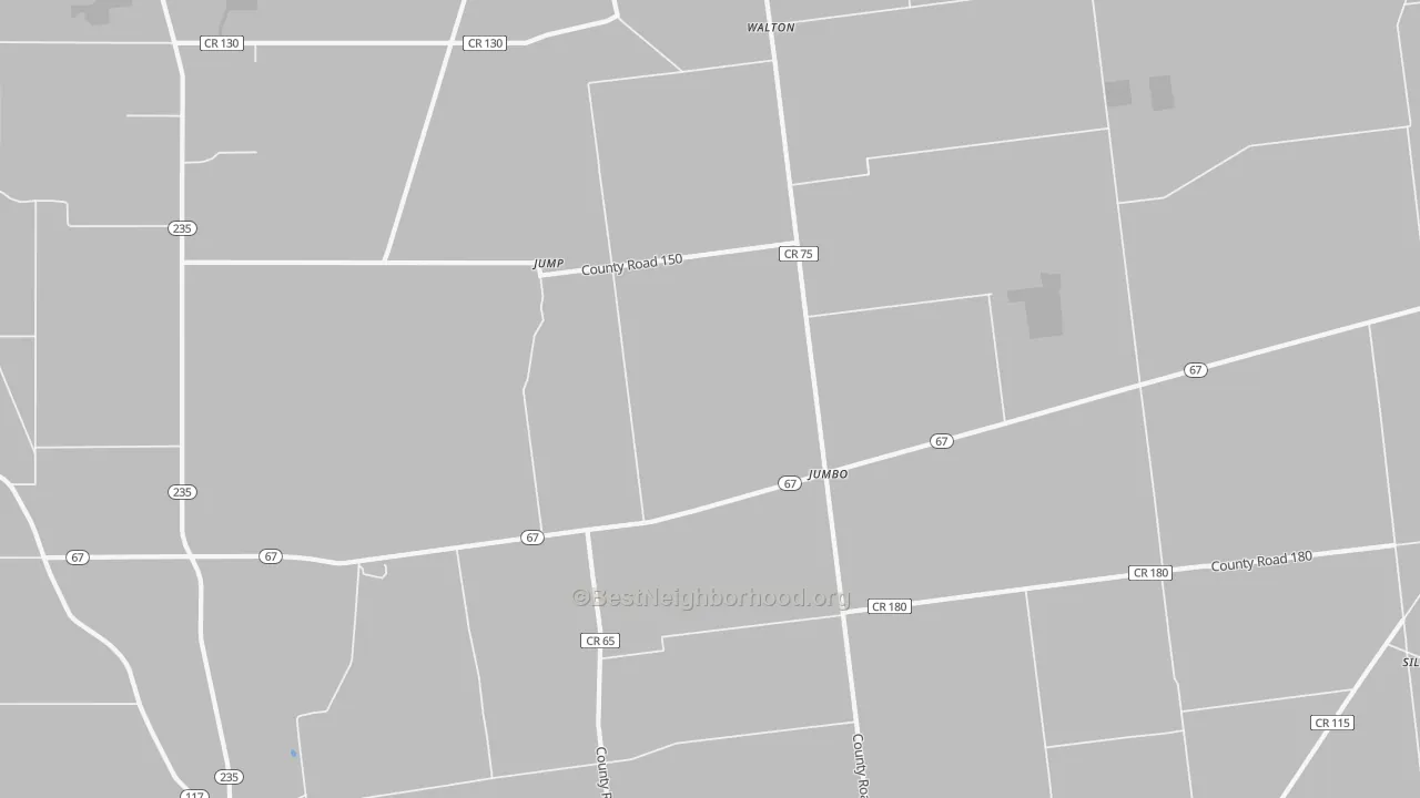 Transit Grade map of Jump, OH