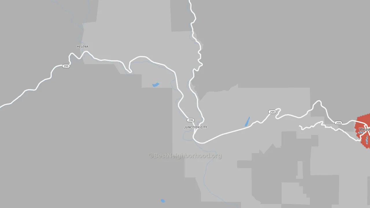 Transit Grade map of Junction City, CA