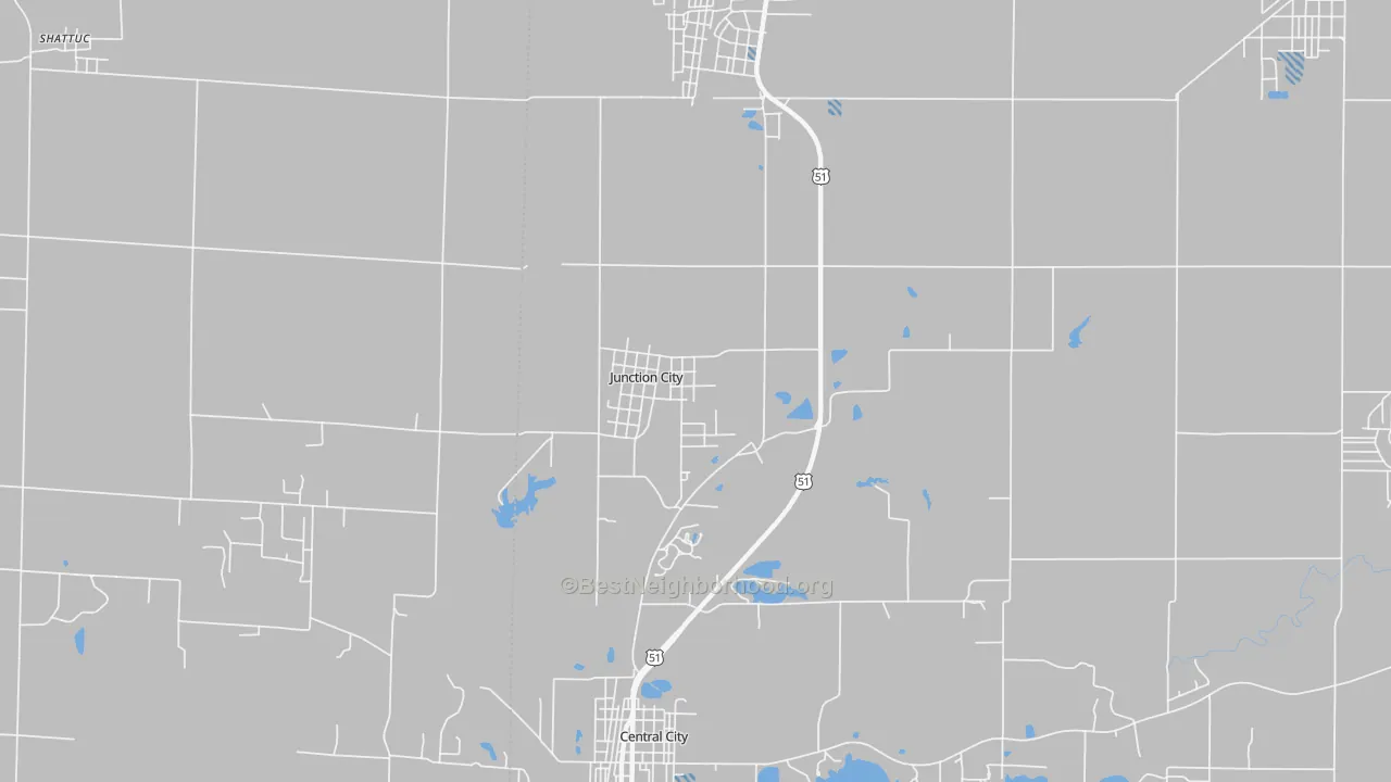 Transit Grade map of Junction City, IL
