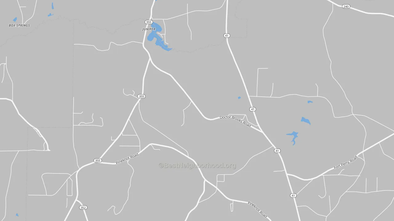 Transit Grade map of Juniper, GA