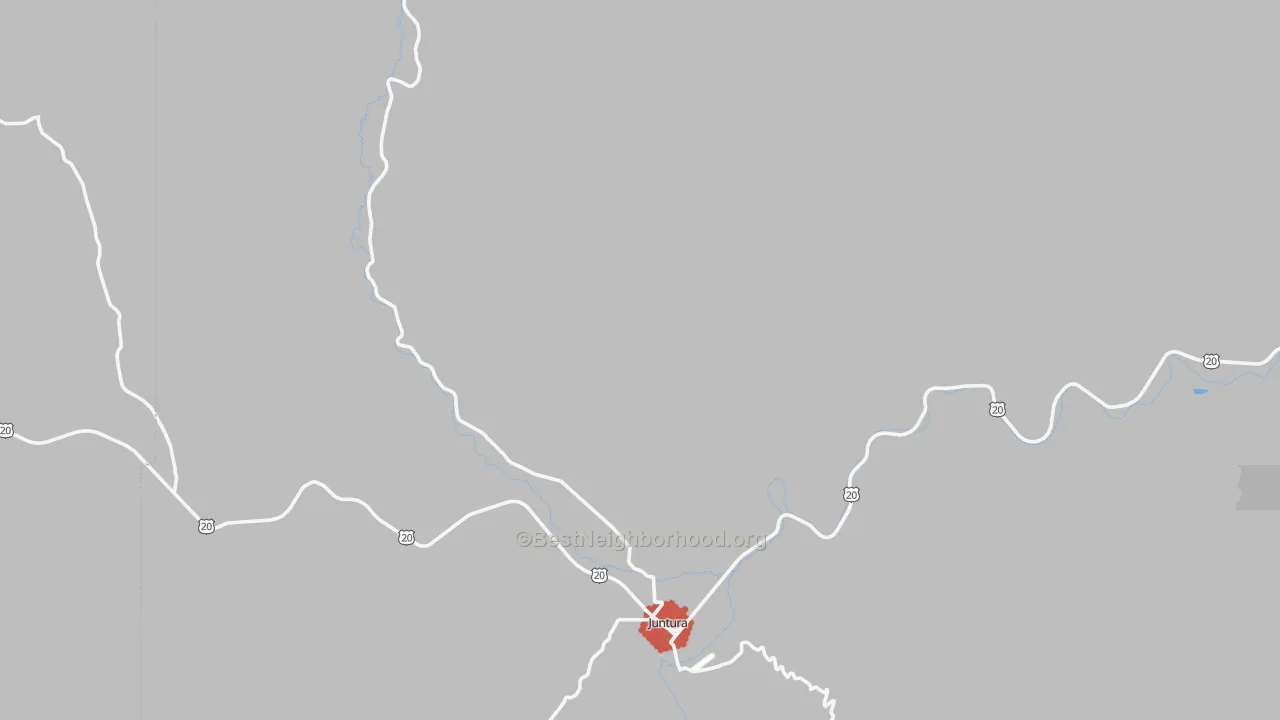 Transit Grade map of Juntura, OR
