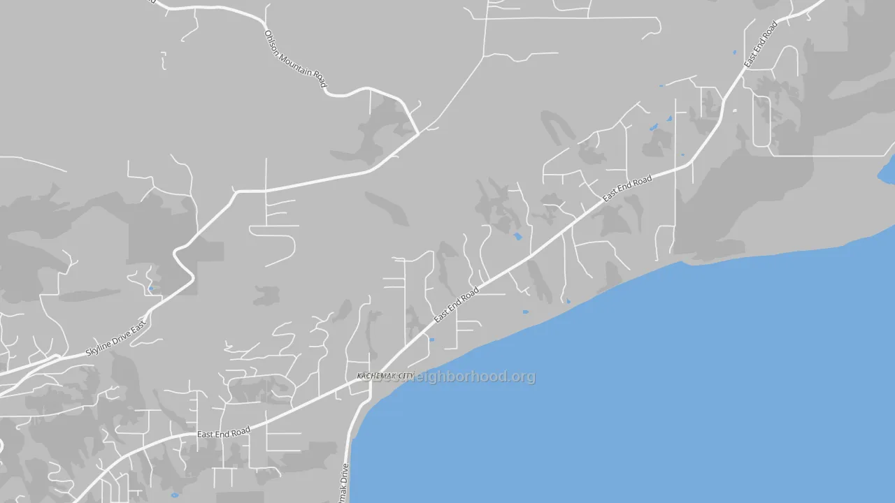 Transit Grade map of Kachemak, AK