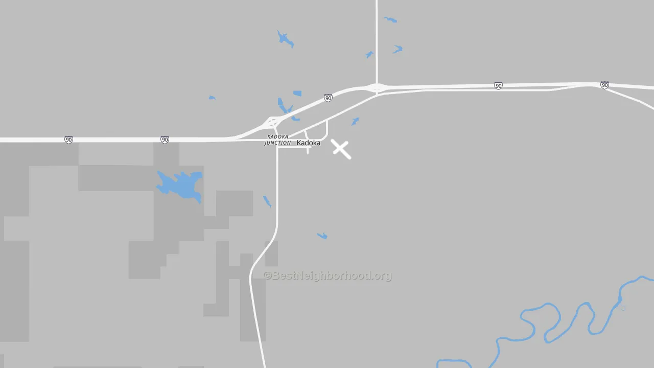 Transit Grade map of Kadoka, SD