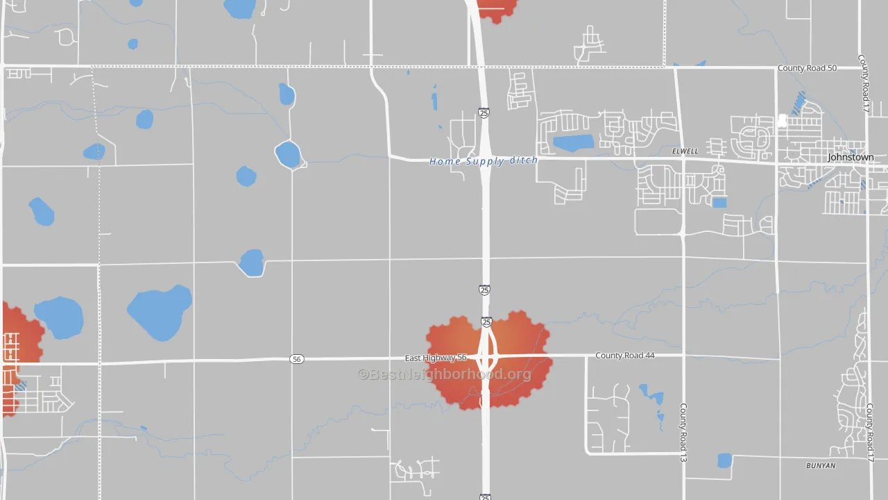 Transit Grade map of Kahler, CO