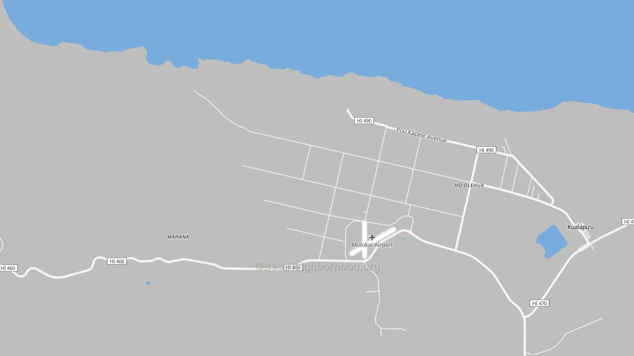 Transit Grade map of Kalae, HI