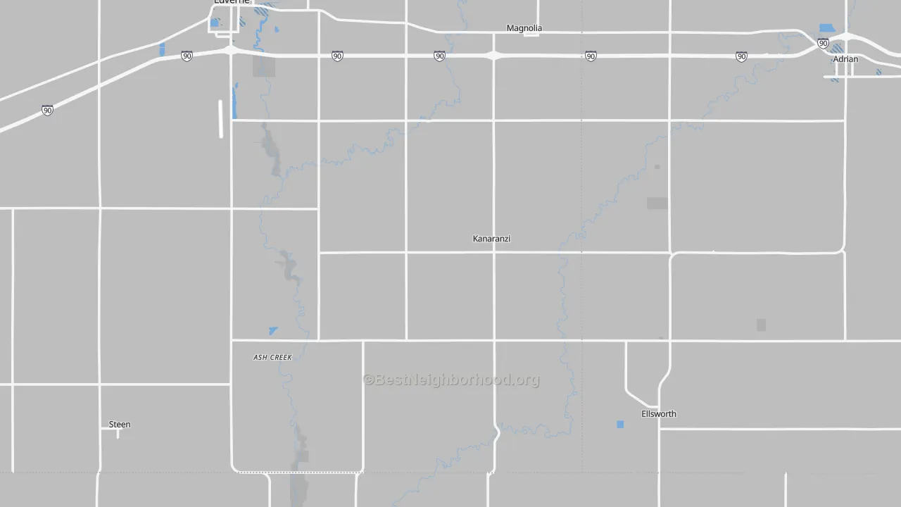 Transit Grade map of Kanaranzi, MN
