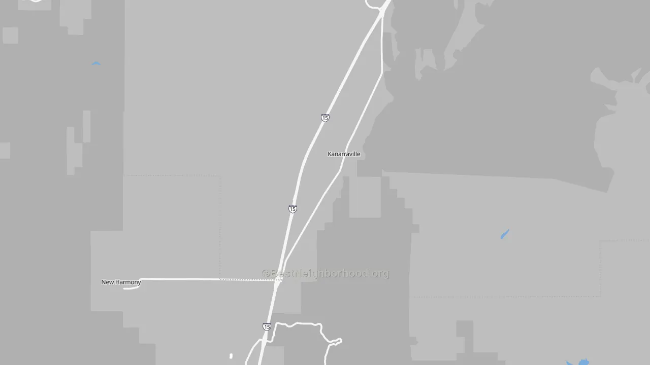 Transit Grade map of Kanarraville, UT