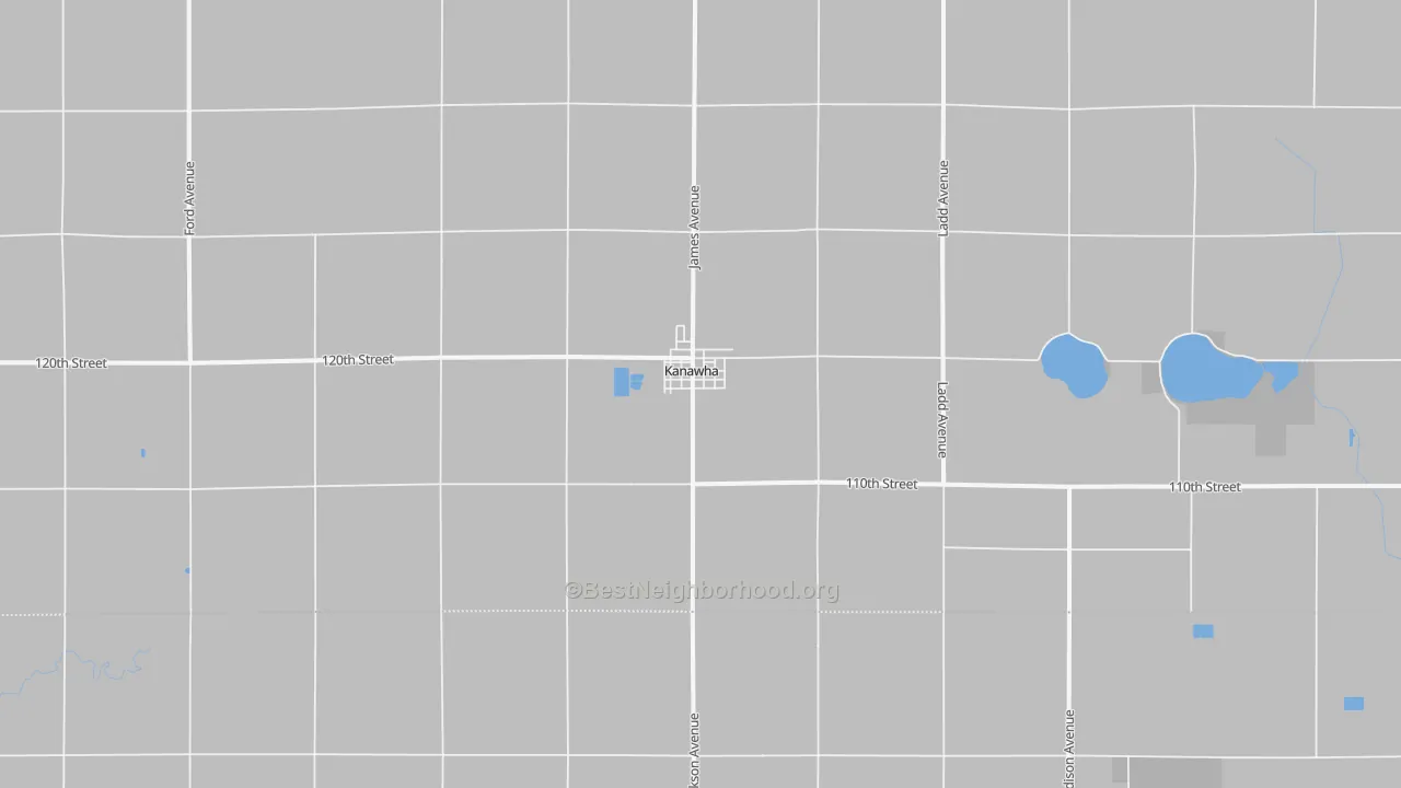 Transit Grade map of Kanawha, IA