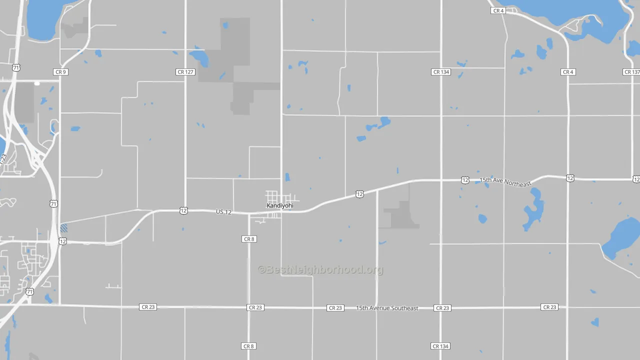 Transit Grade map of Kandiyohi, MN