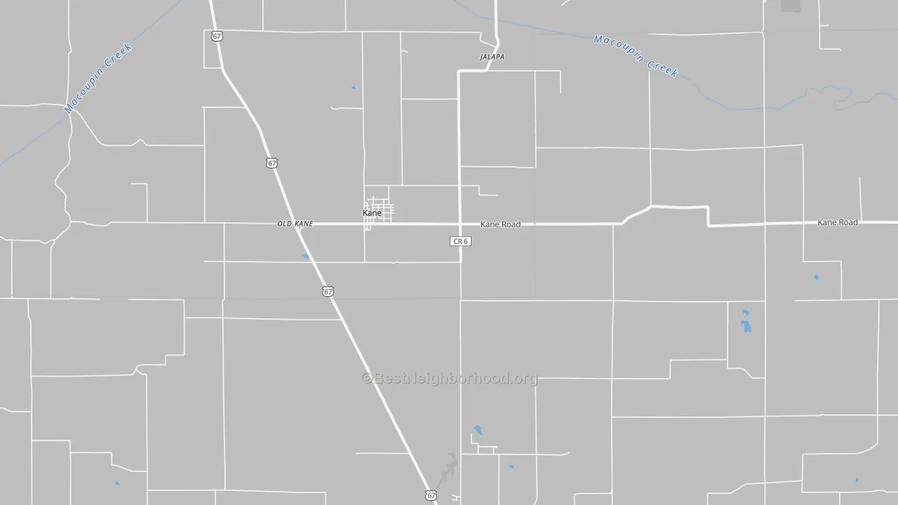 Transit Grade map of Kane, IL