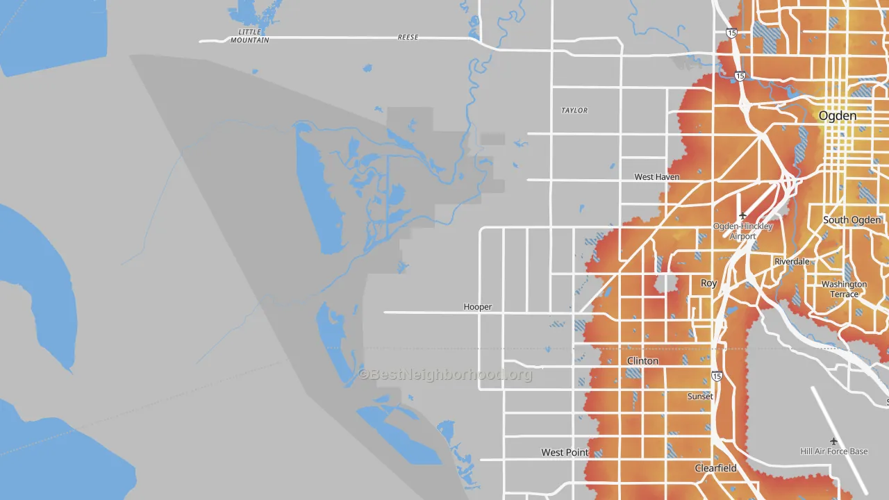 Transit Grade map of Kanesville, UT