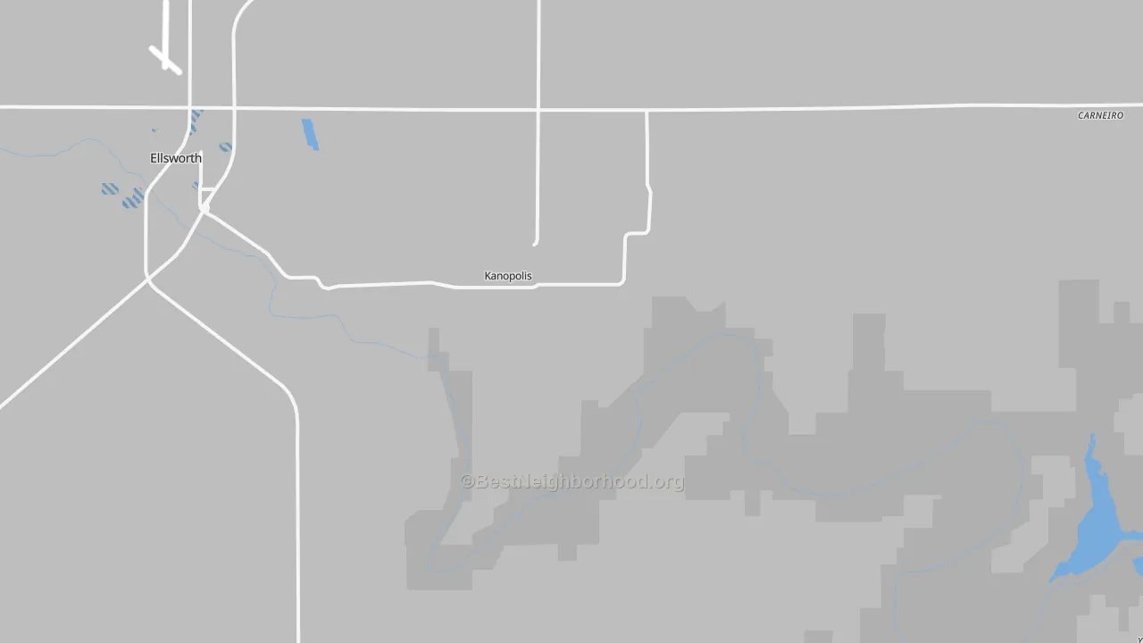 Transit Grade map of Kanopolis, KS