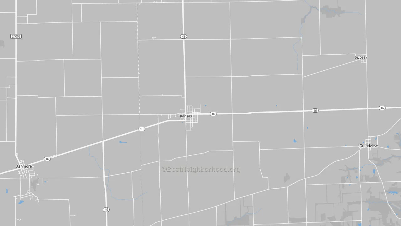 Transit Grade map of Kansas, IL