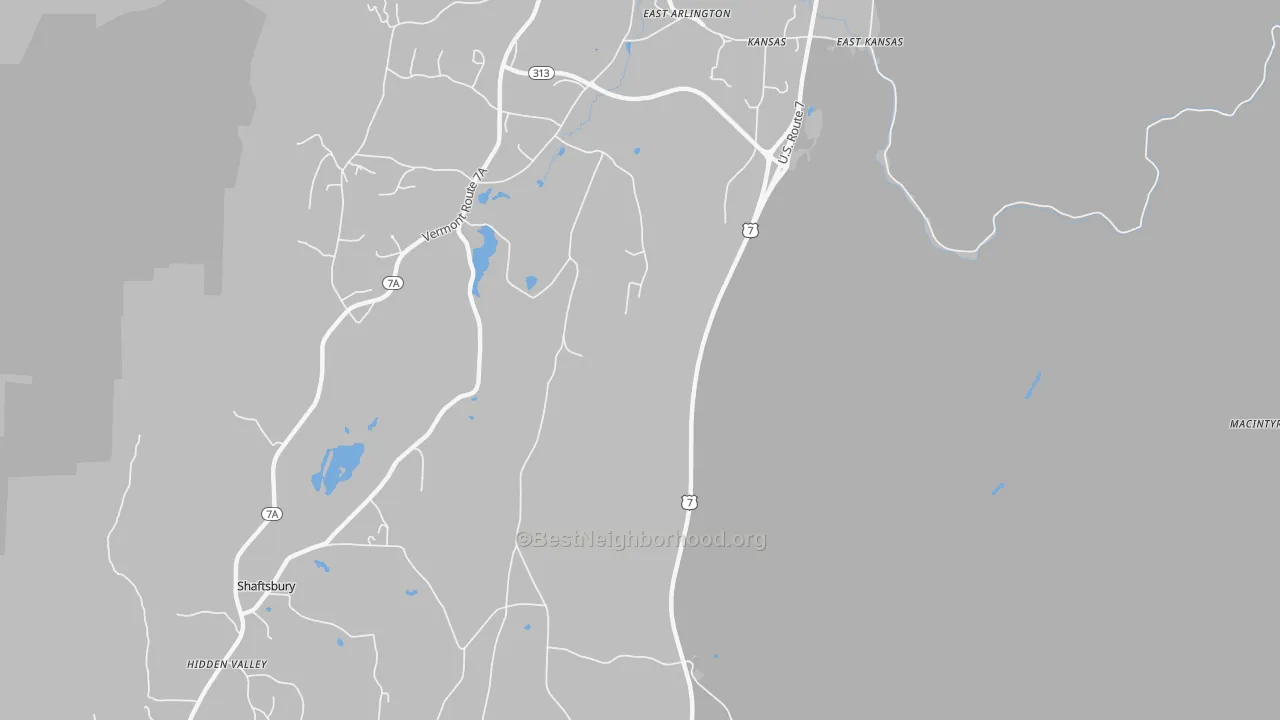 Transit Grade map of Kansas, VT