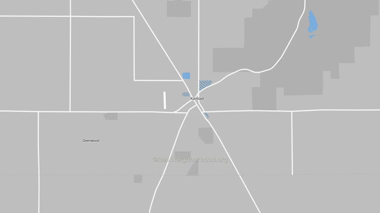 Transit Grade map of Karlstad, MN