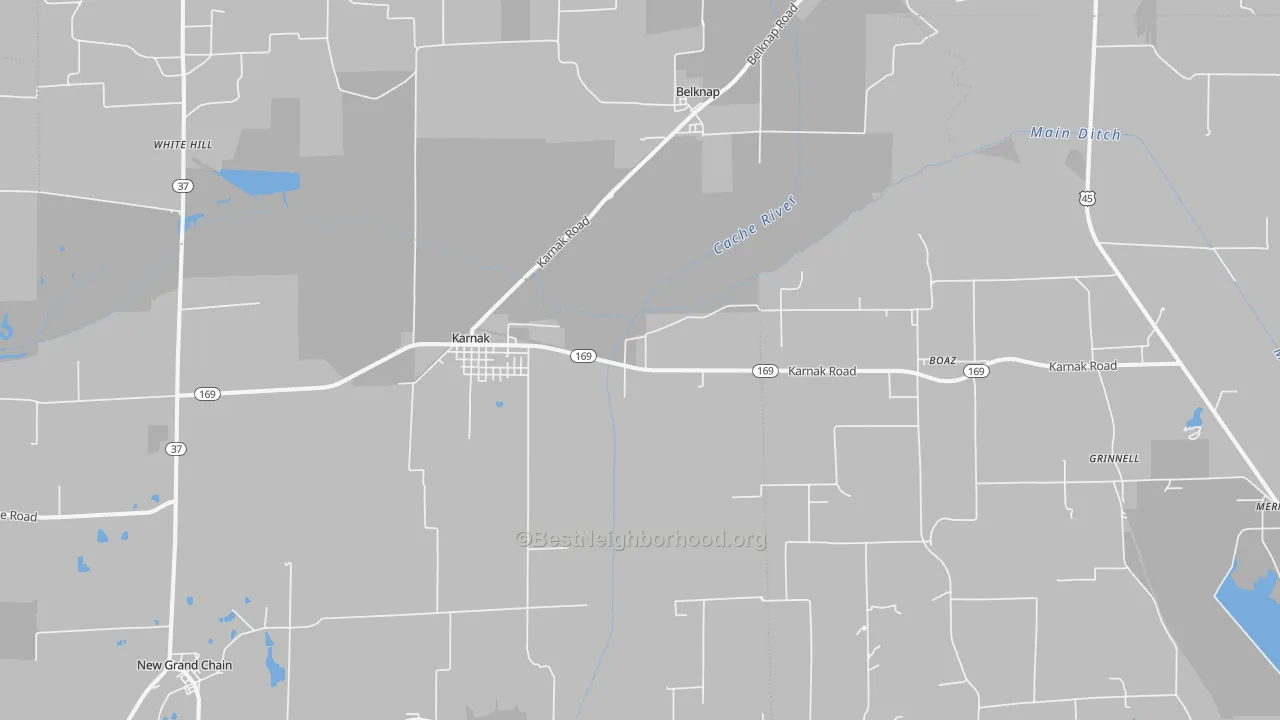 Transit Grade map of Karnak, IL
