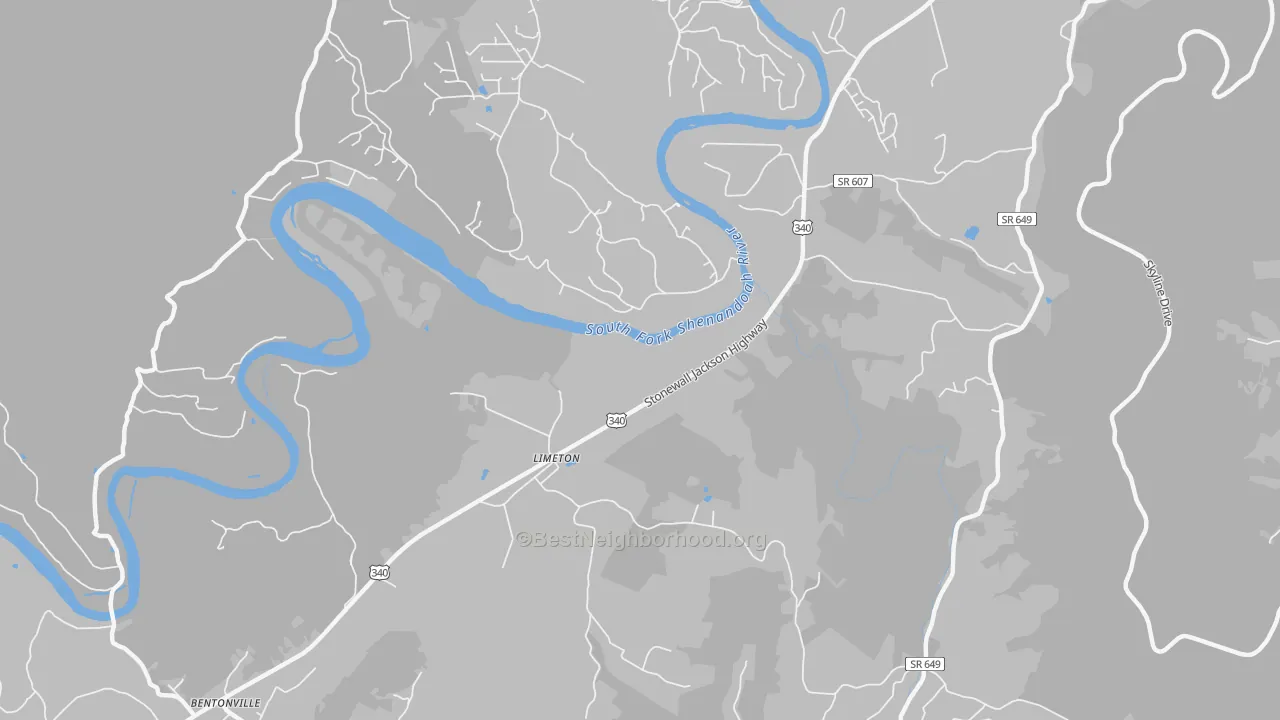 Transit Grade map of Karo, VA