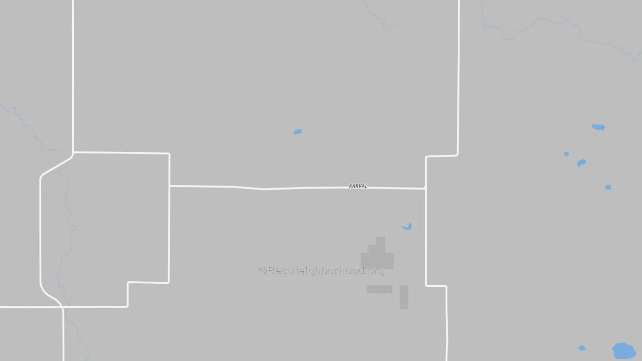 Transit Grade map of Karval, CO