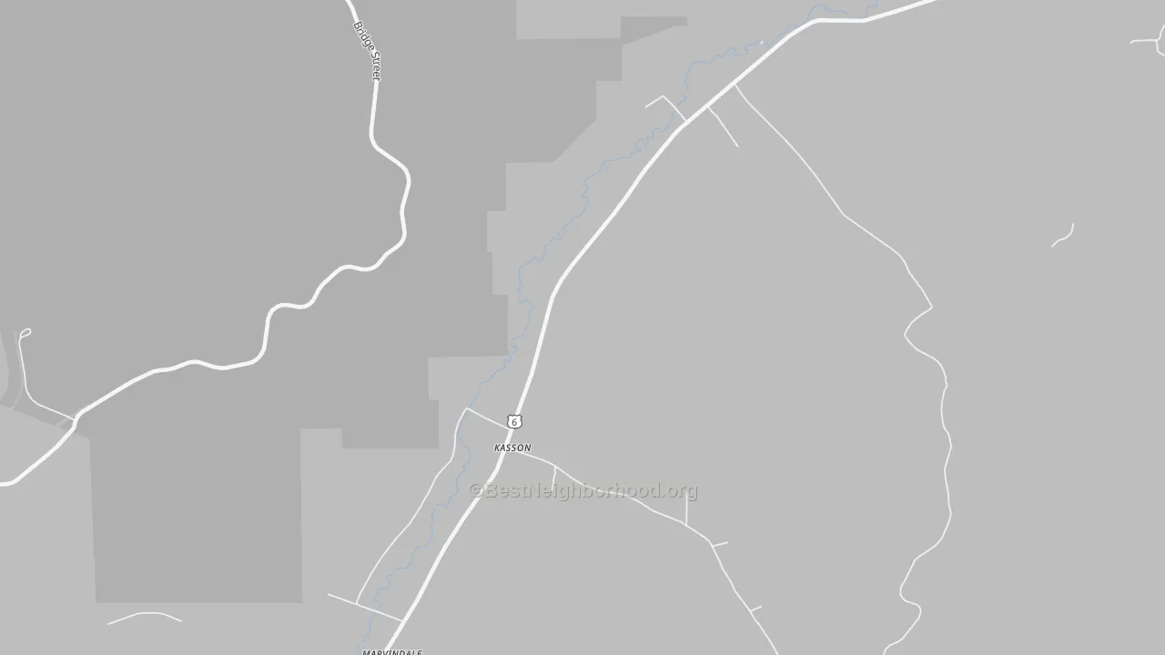 Transit Grade map of Kasson, PA