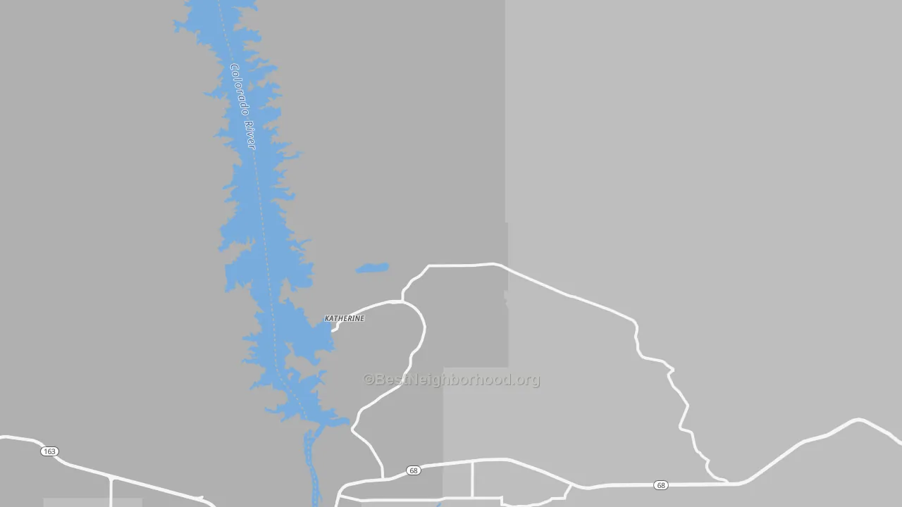 Transit Grade map of Katherine, AZ