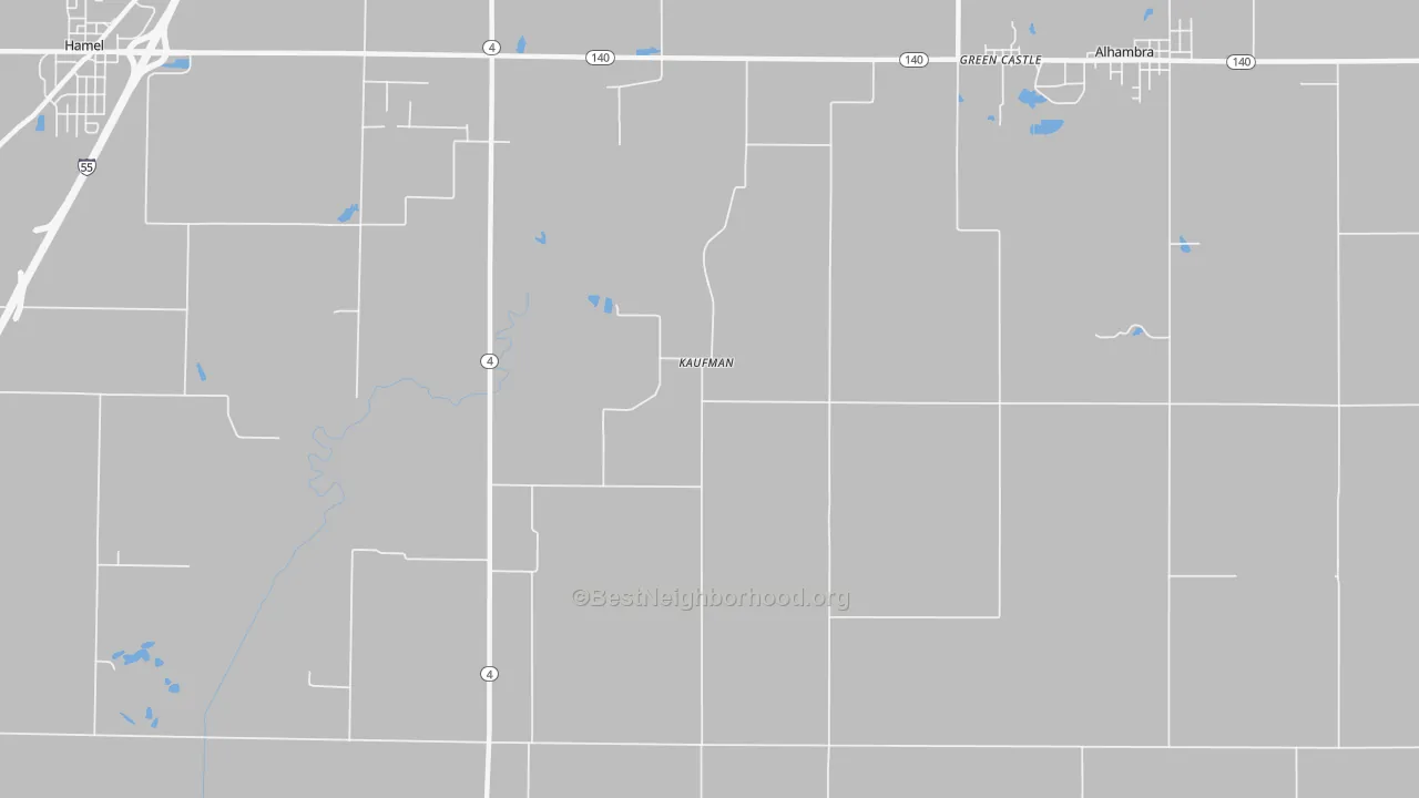 Transit Grade map of Kaufman, IL