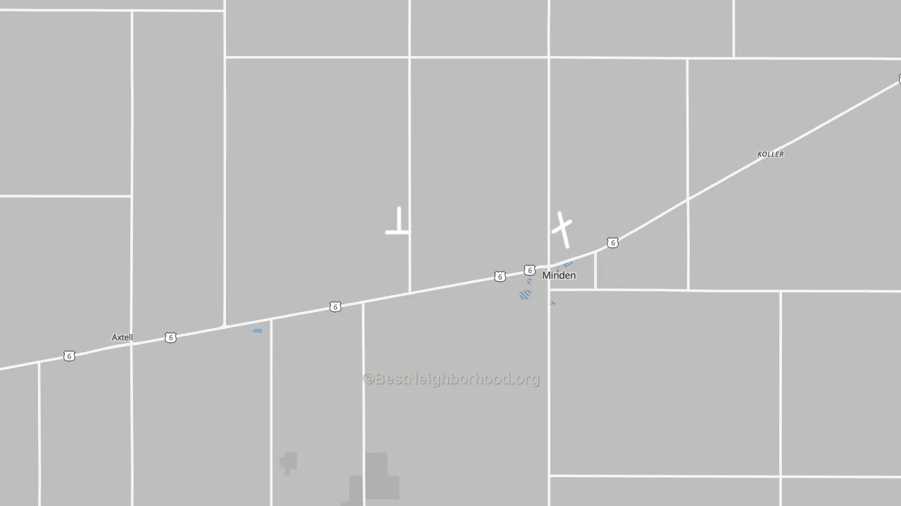 Transit Grade map of Kearney County, NE