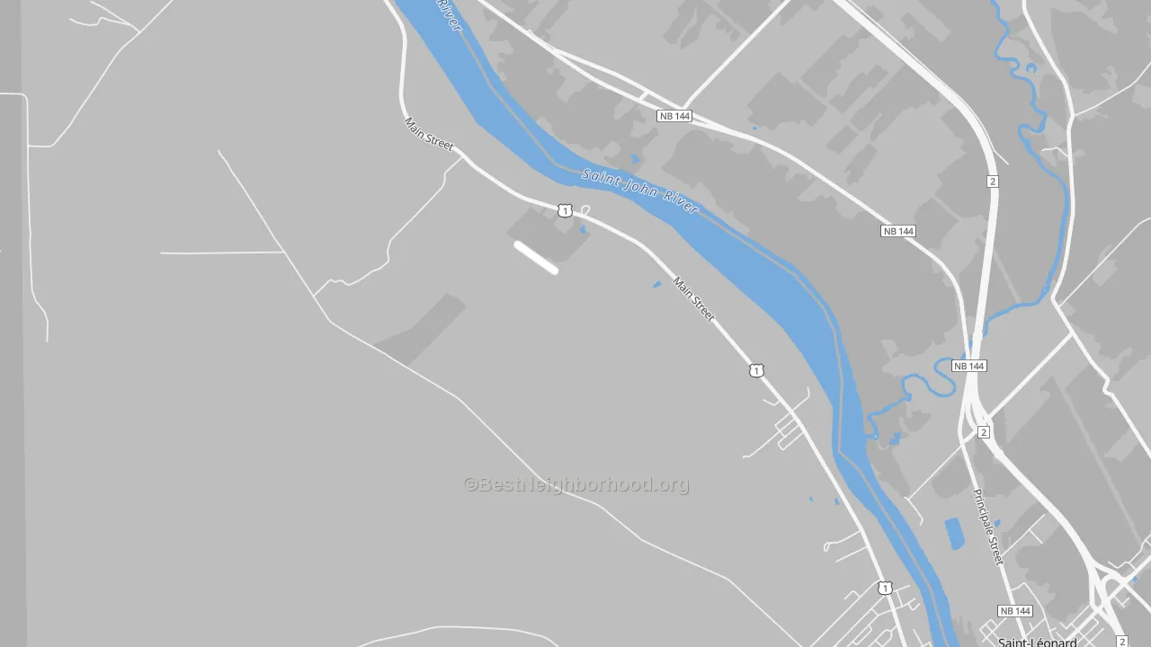 Transit Grade map of Keegan, ME