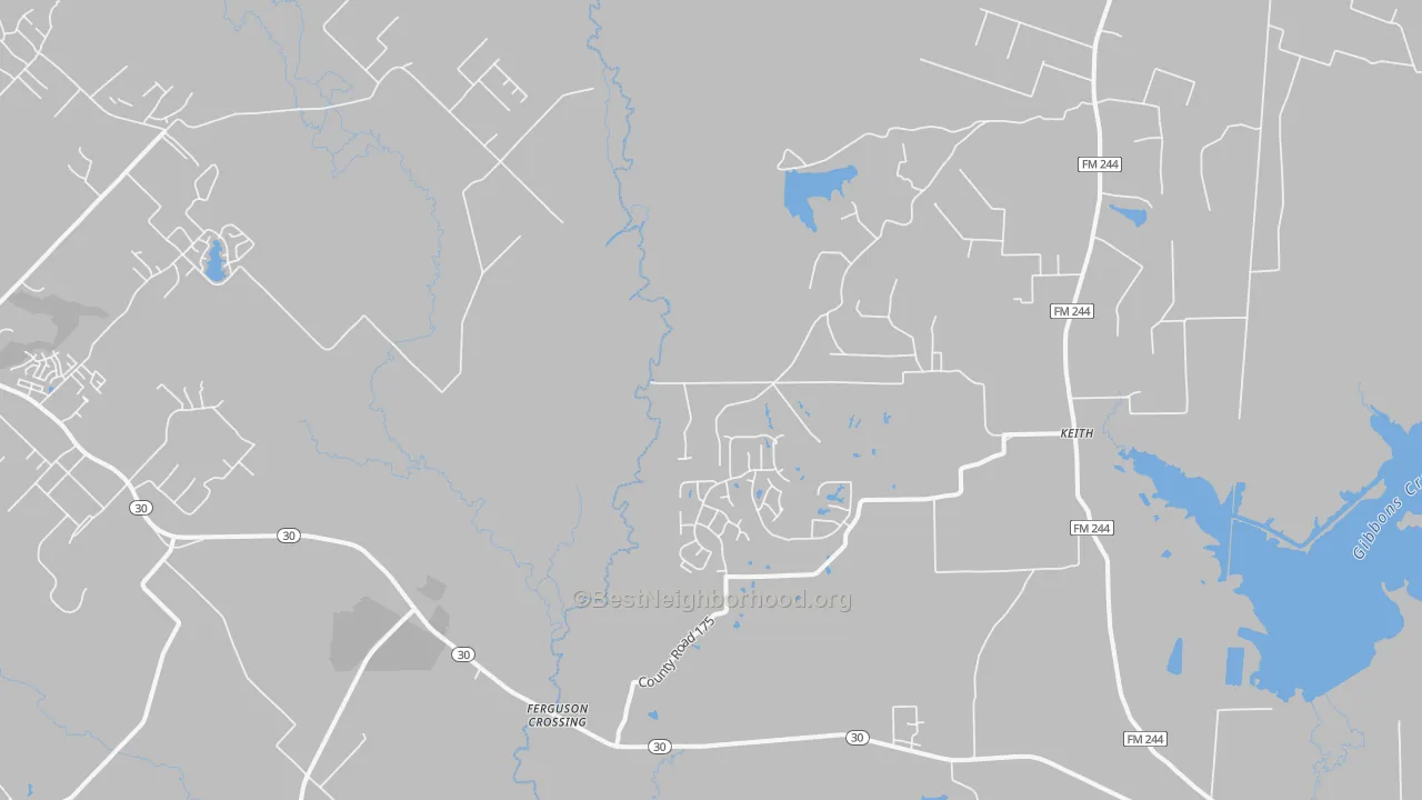 Transit Grade map of Keith, TX