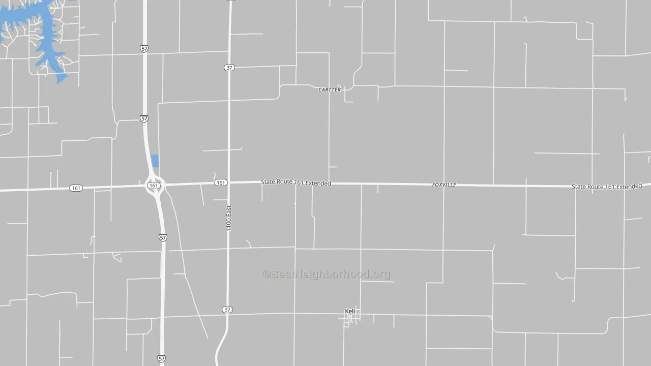 Transit Grade map of Kell, IL