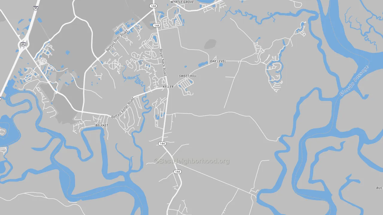 Transit Grade map of Keller, GA