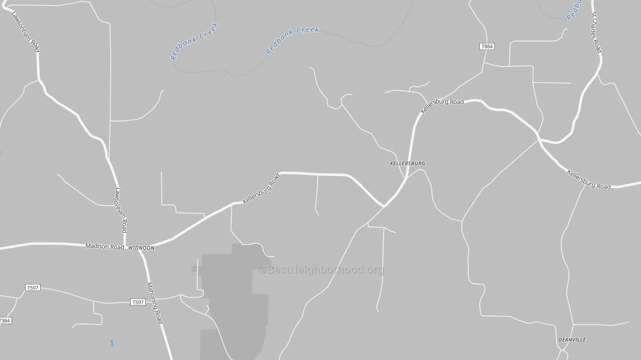 Transit Grade map of Kellersburg, PA