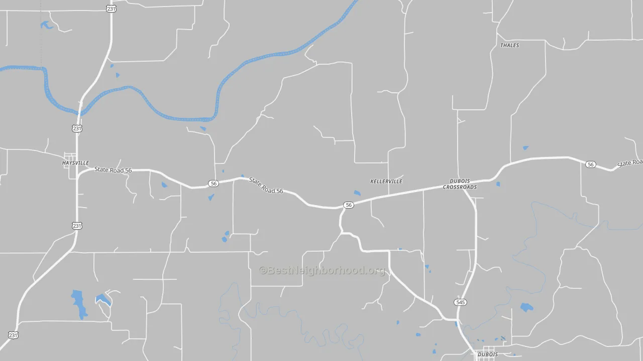 Transit Grade map of Kellerville, IN